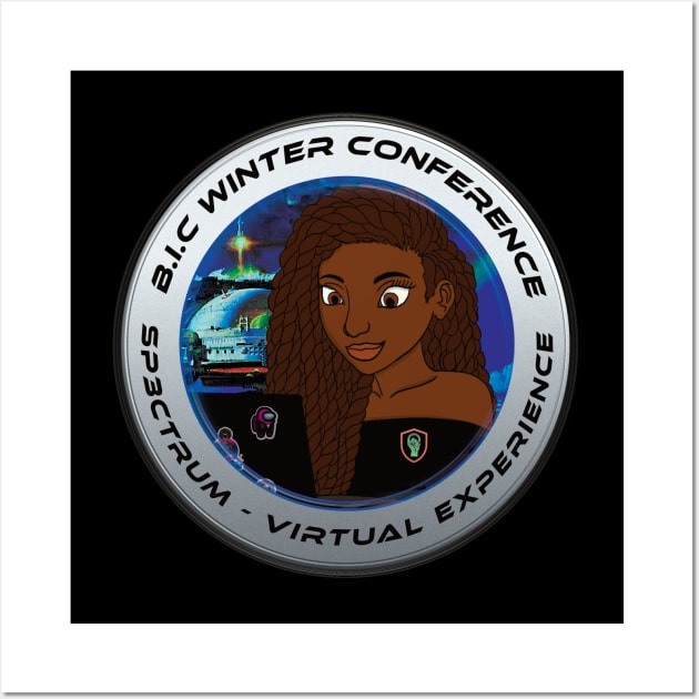 BIC - Winter Conference Girl Wall Art by blacksincyberconference